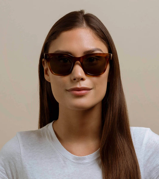 RAEN / huxton sunglasses - moab tortoise