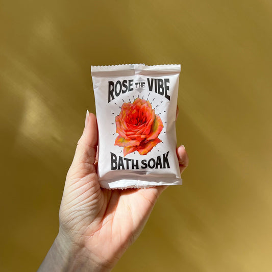 wild yonder / bath salt soaks - rose the vibe