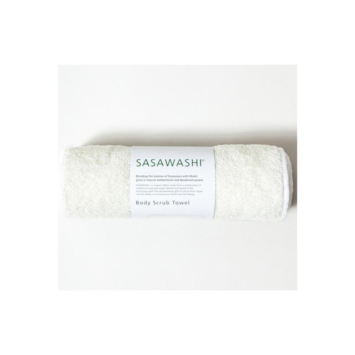 sasawashi body scrub towel