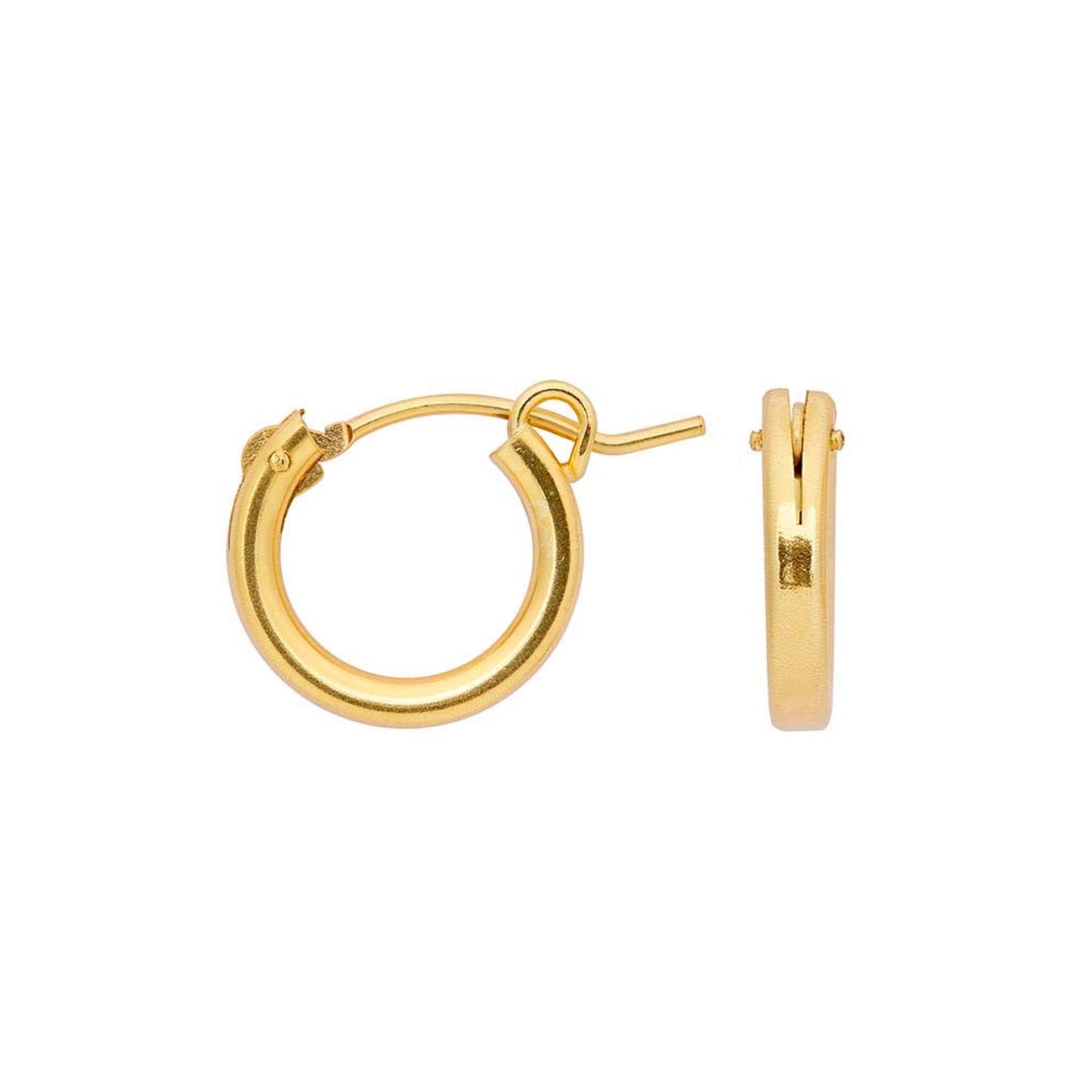 classic tube hoop earrings