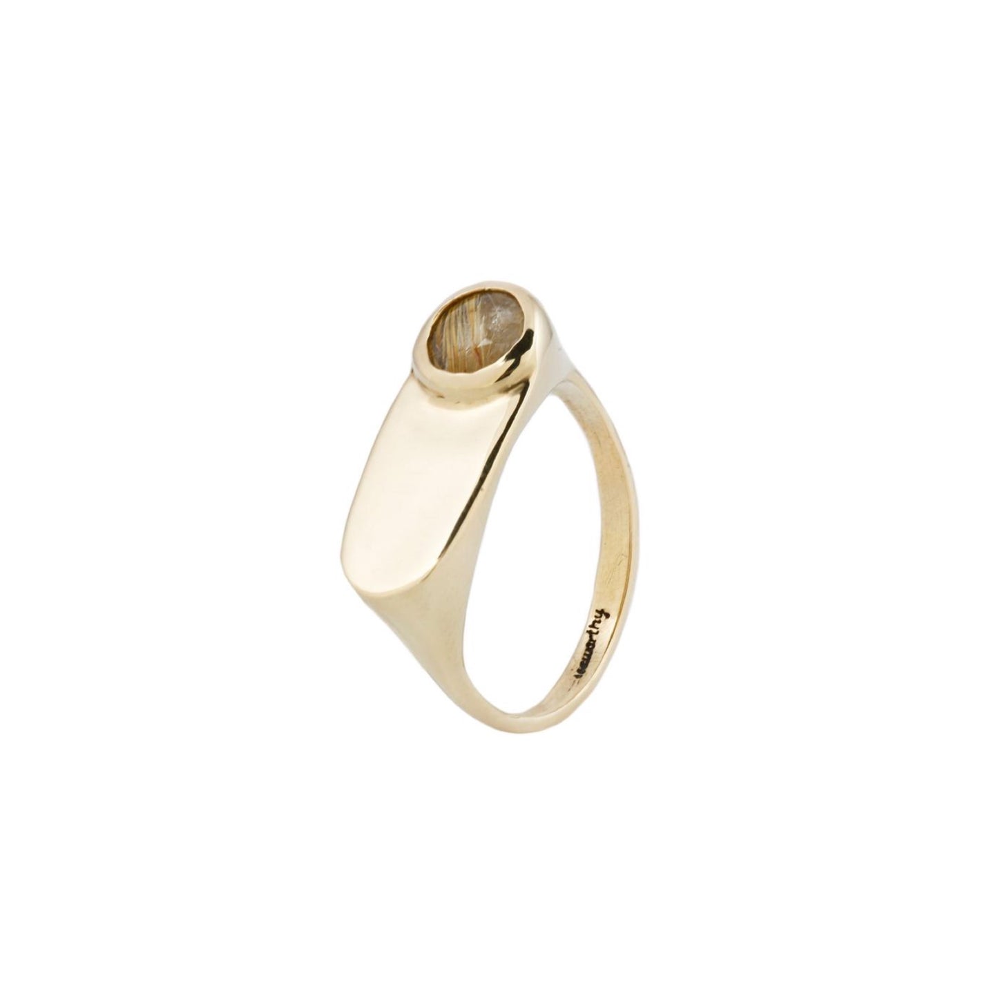 esposita ring - rutilated quartz