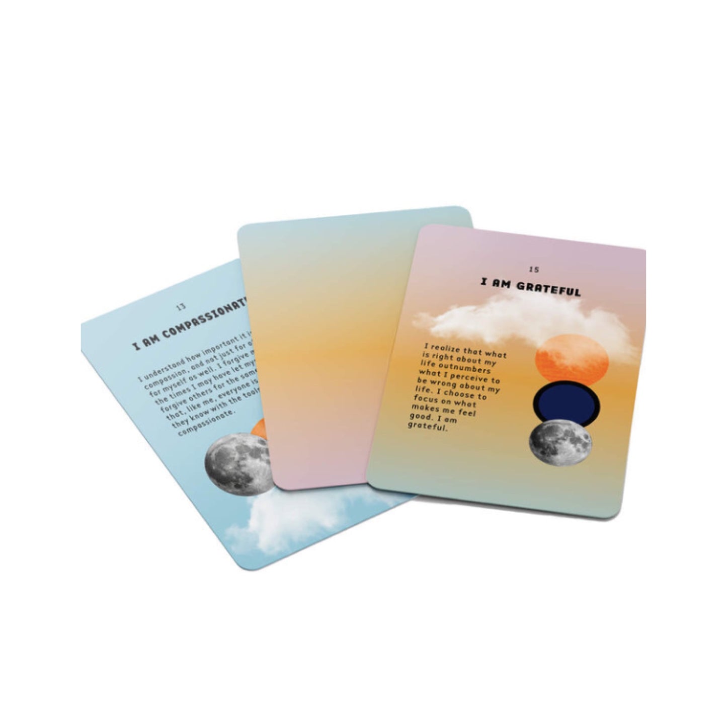 'I am everything' affirmation cards