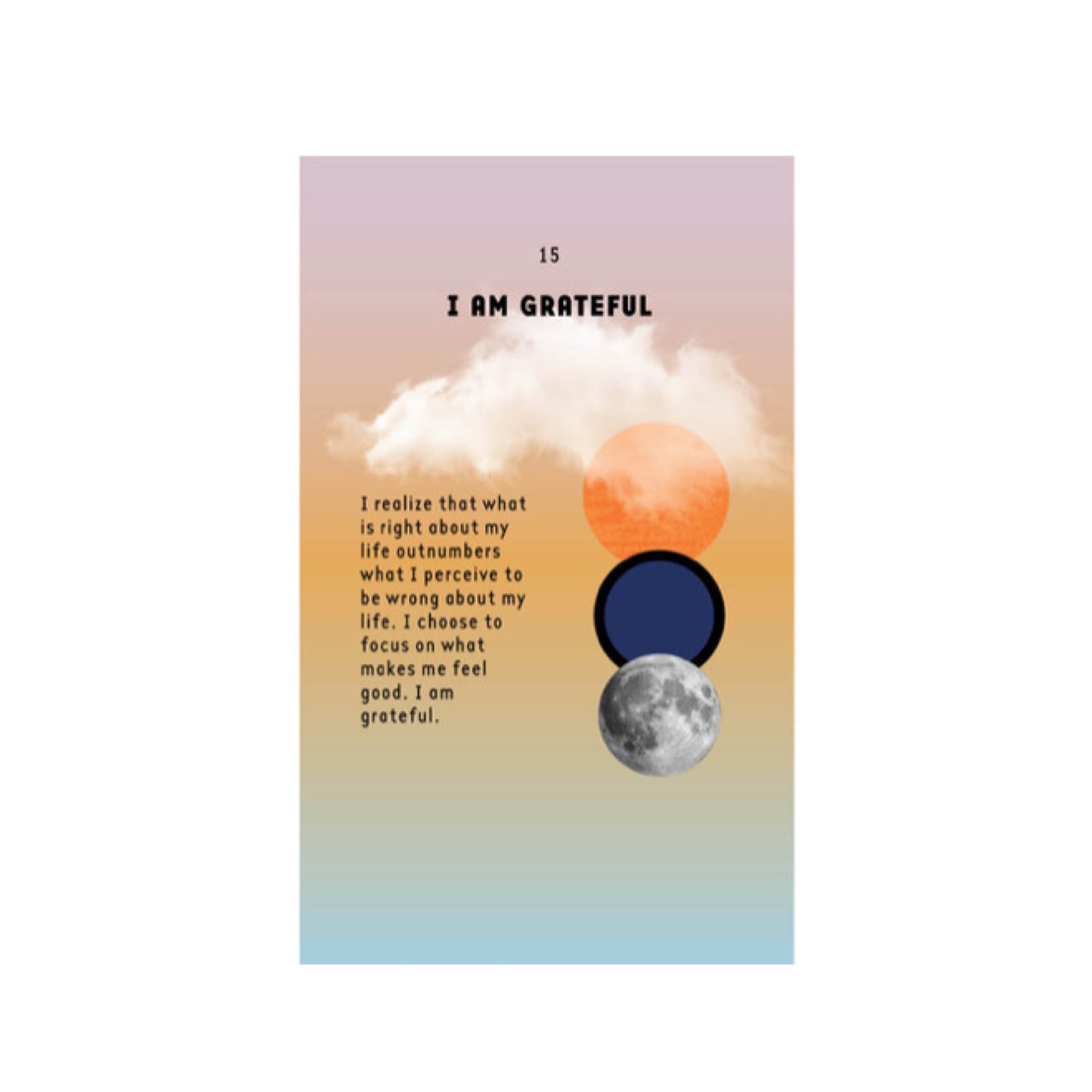 'I am everything' affirmation cards