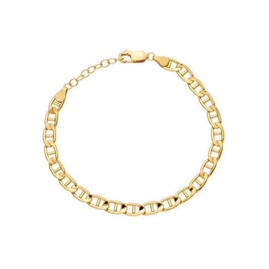 chain bracelet / anchor - 5mm