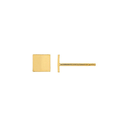 stud earrings / square