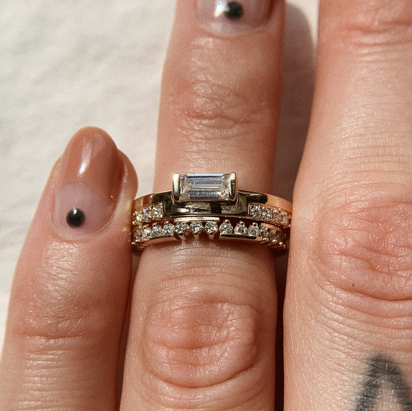 billie ring - grown diamond - made to order