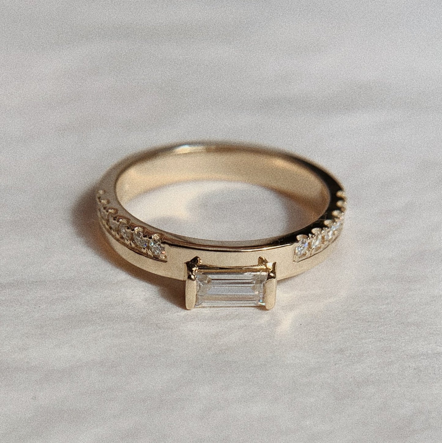 billie ring - grown diamond - made to order