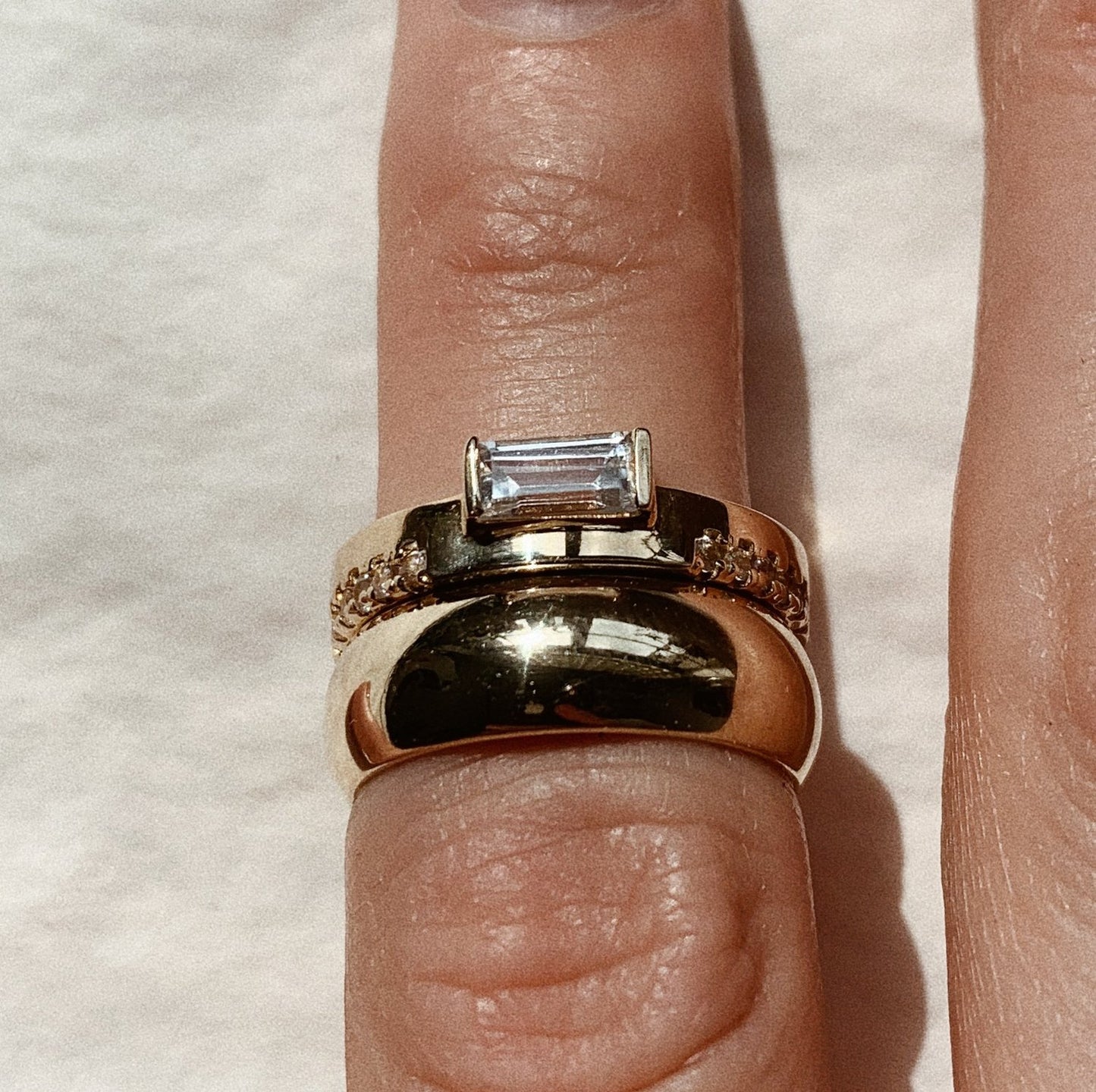 billie ring - grown diamond - made to order