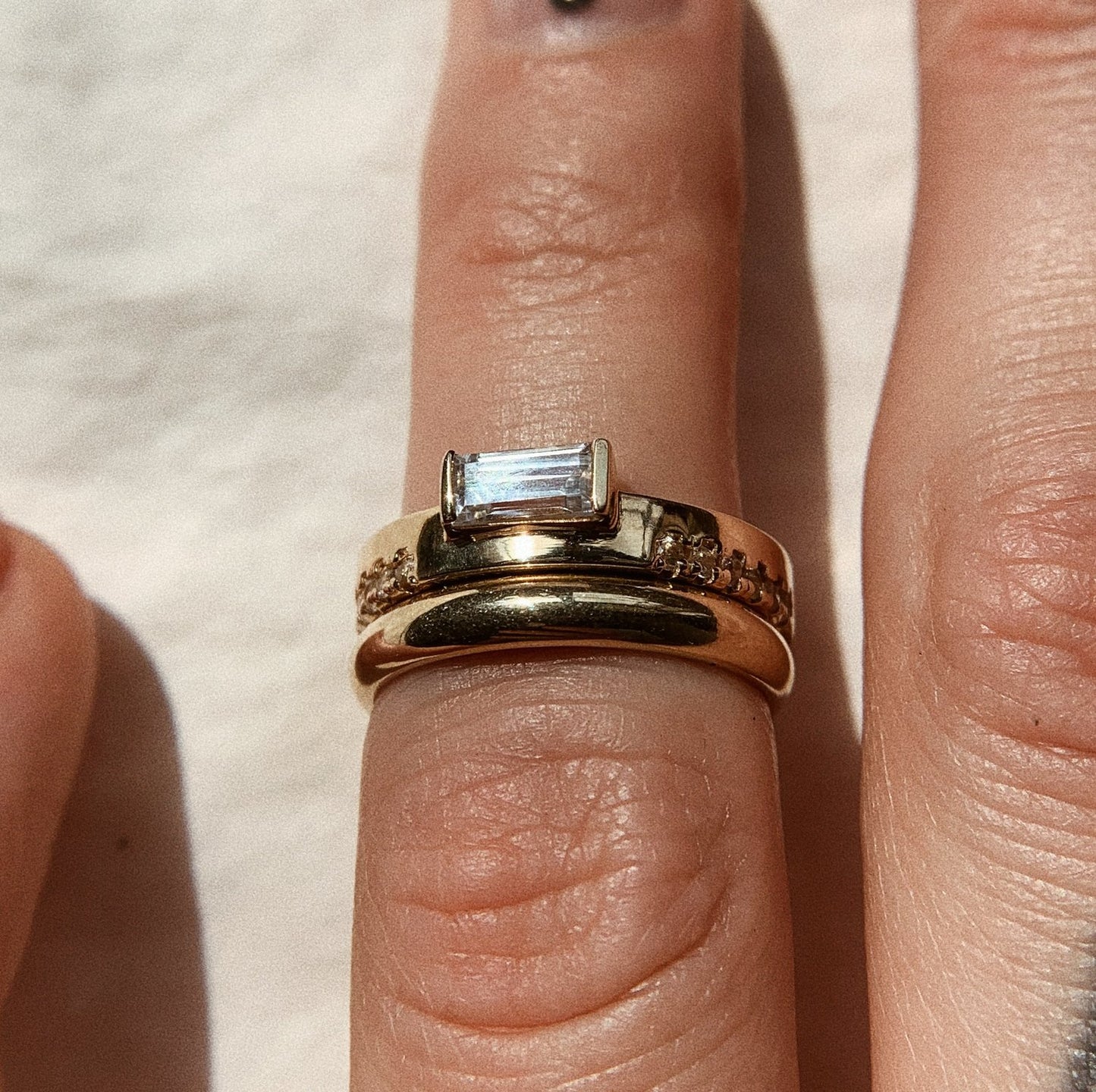 billie ring - grown diamond - made to order