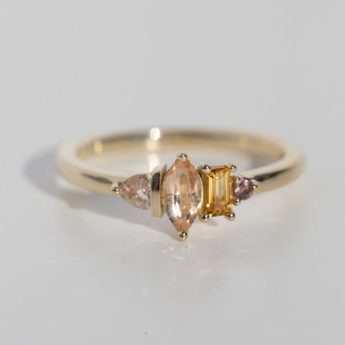 sunset geometric cluster ring