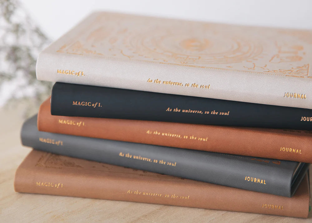 magic of i / vegan leather lined journal