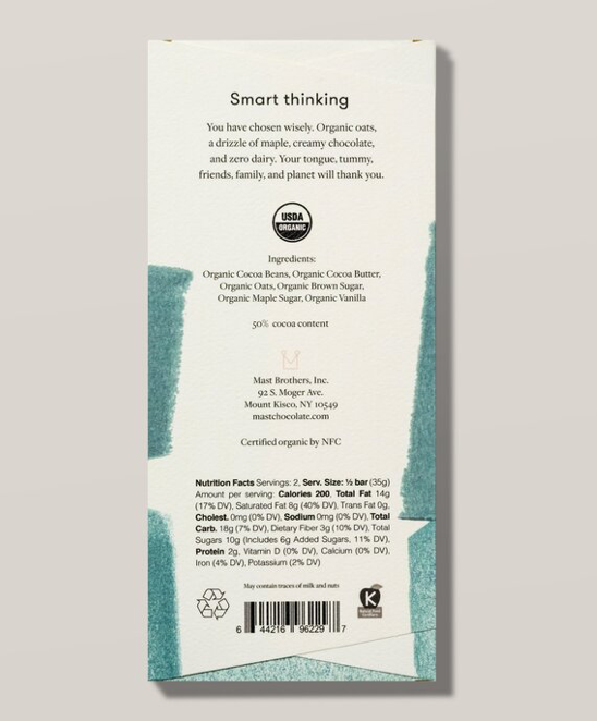 mast / oat milk chocolate