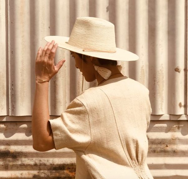 west perro / desert sun hat - natural