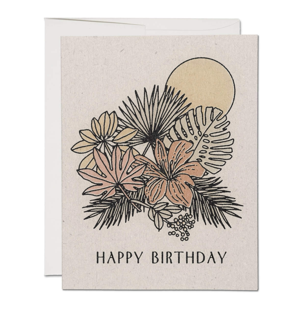 tropical birthday card