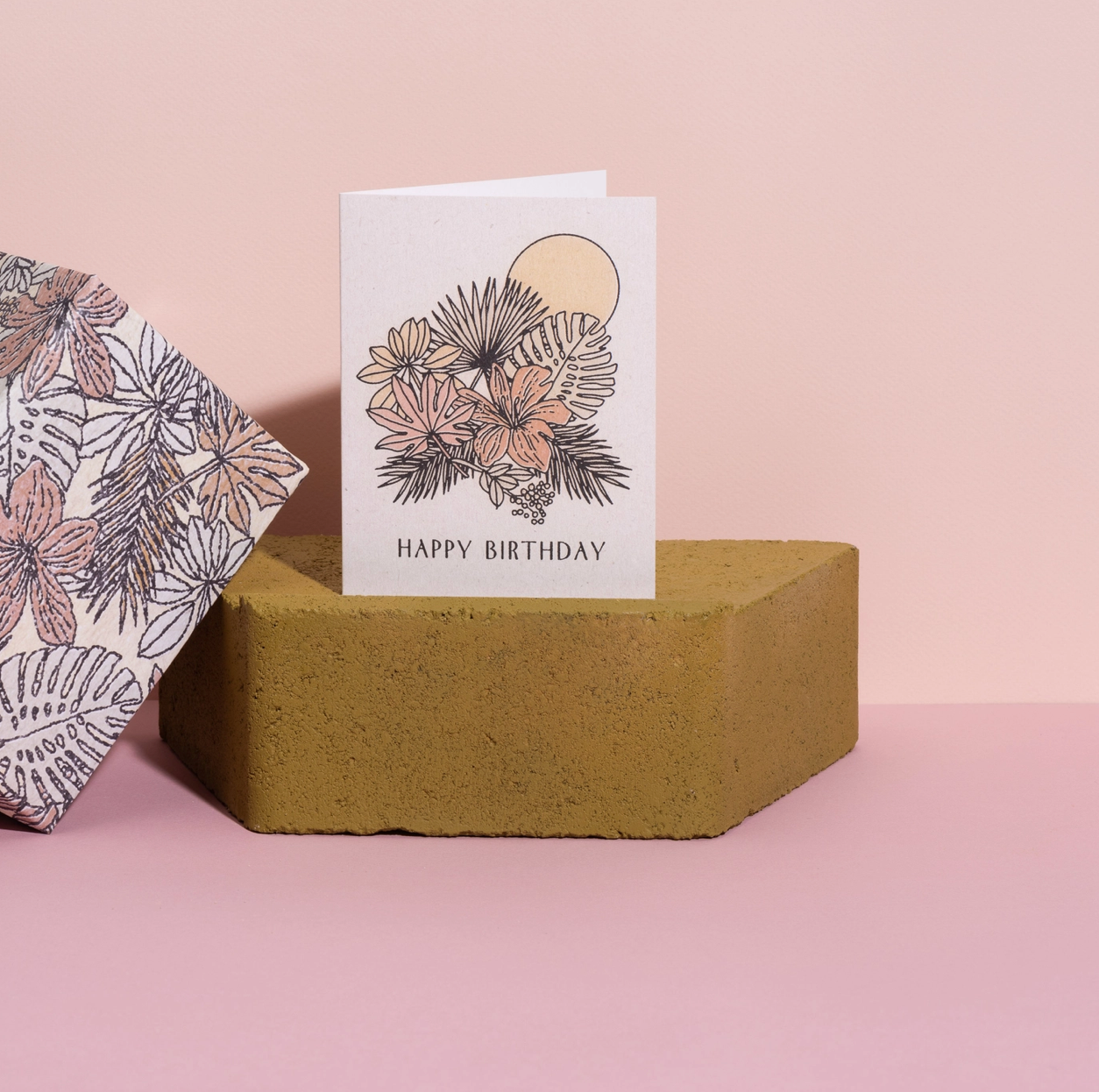 tropical birthday card