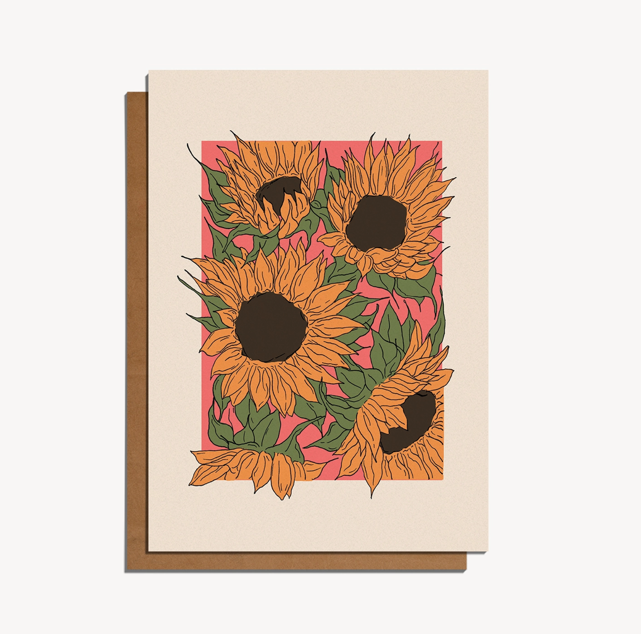 sunflower card