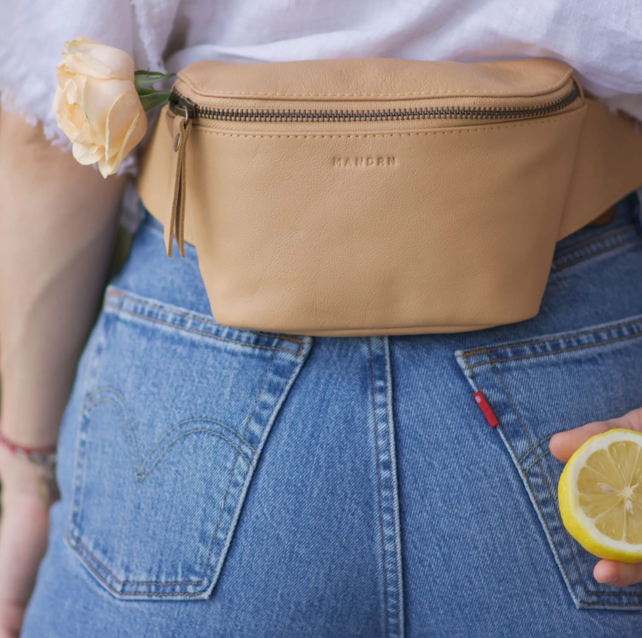 remy fanny pack - sand