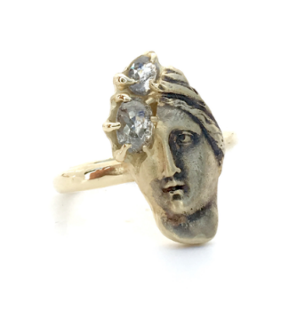 fragmented face ring