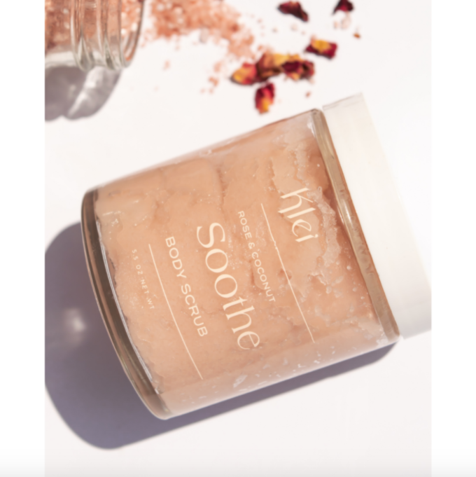 klei / soothe - body scrub - rose & coconut