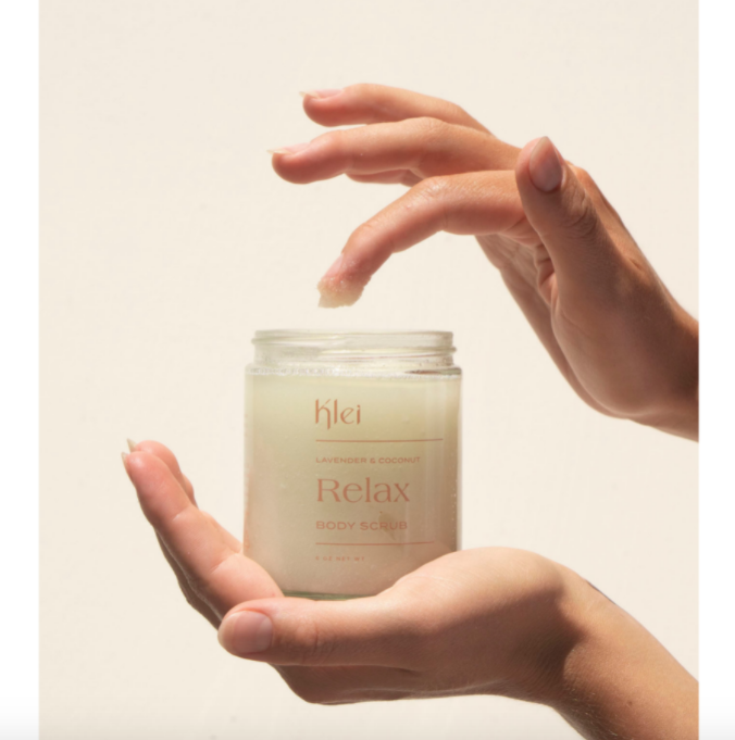 klei / relax - body scrub - lavender & coconut