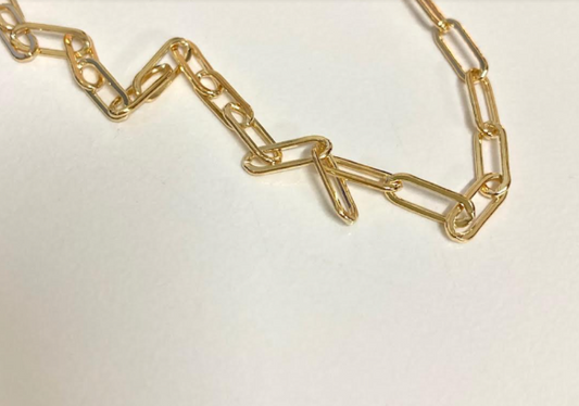 chain necklace / paperclip - 3.8mm