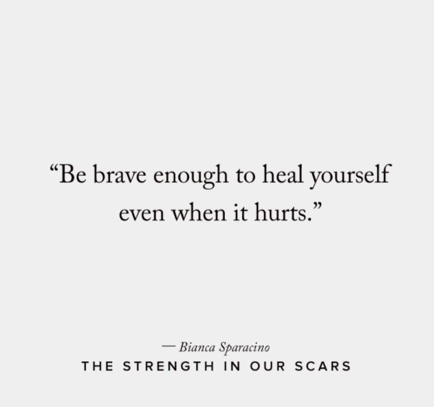 the strength in our scars