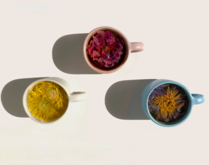 floral tea tasting sampler