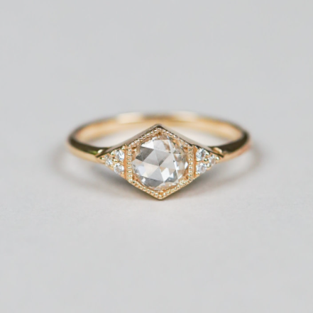 drea II ring - rose-cut
