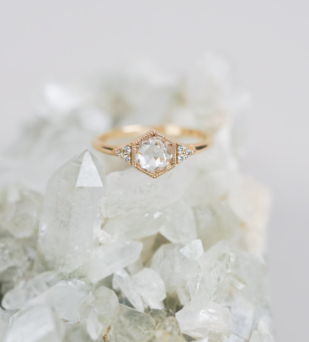 drea II ring - rose-cut