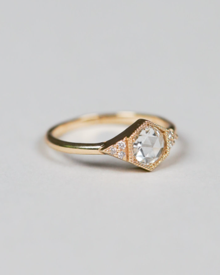 drea II ring - rose-cut