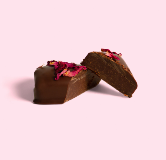 loco love chocolate / wild rose ganache