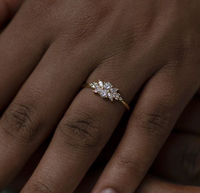 flora diamond ring