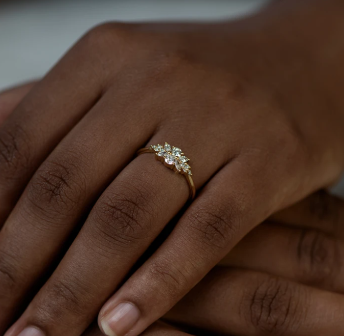 flora diamond ring