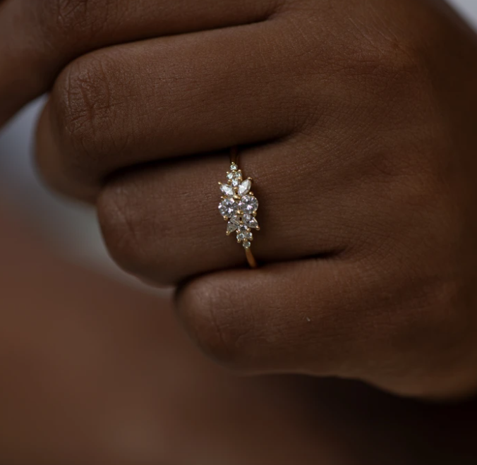 flora diamond ring