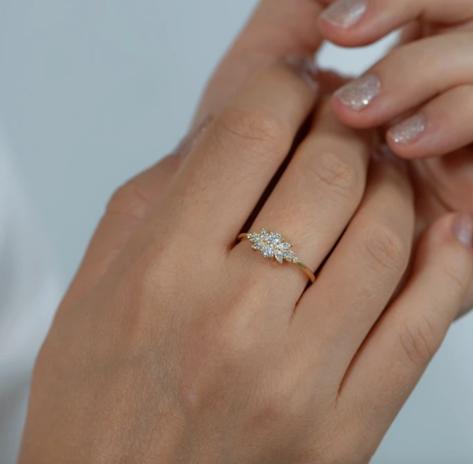 flora diamond ring