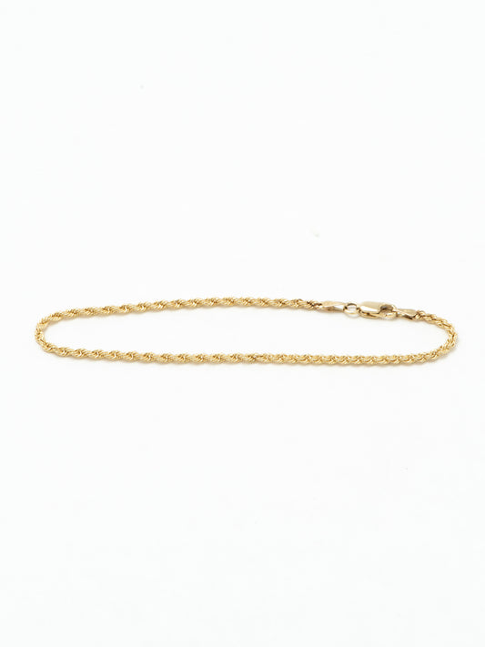 thick rope chain bracelet
