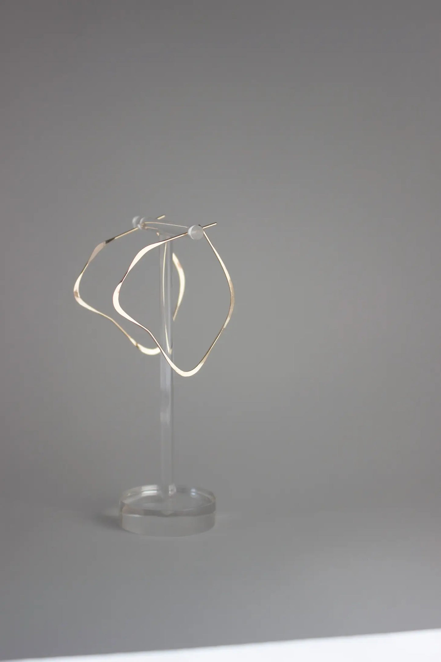 organic hoop earrings
