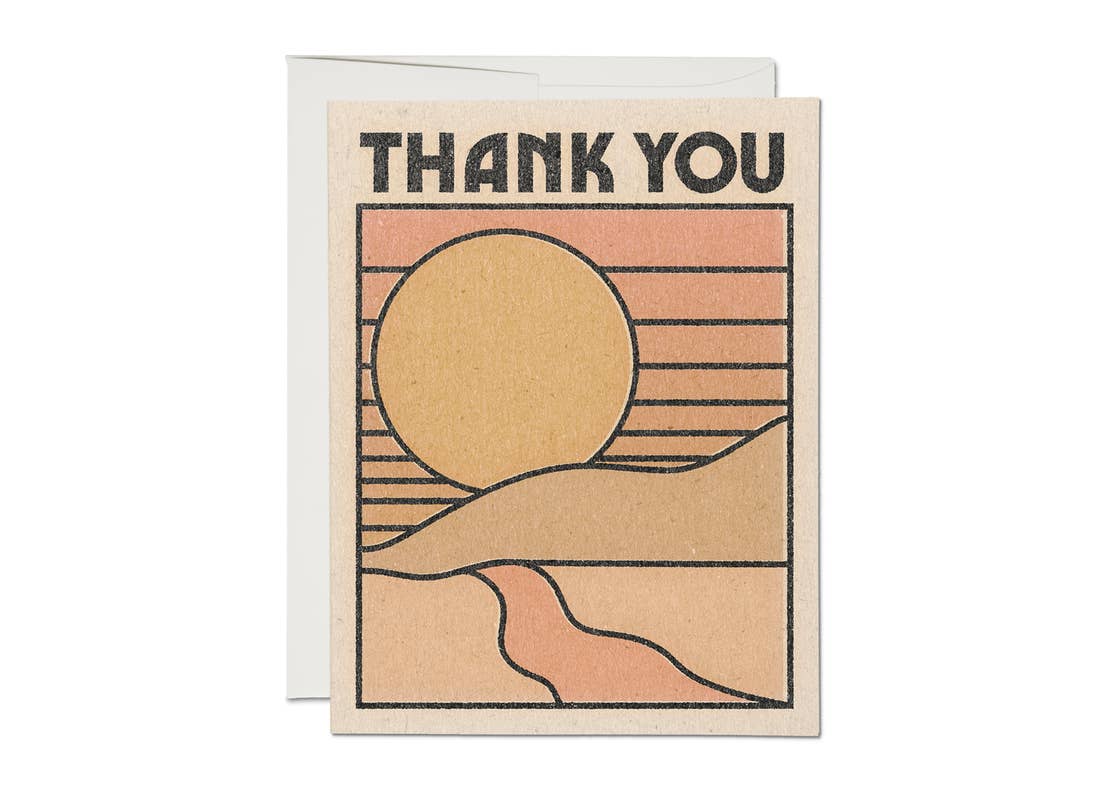 thank you sun card