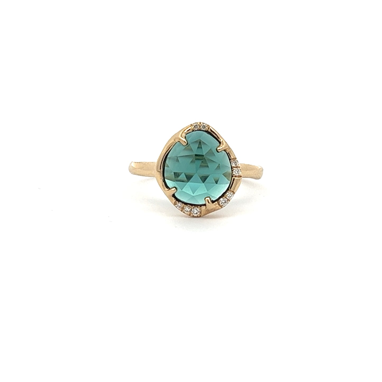 aphenos ring - deep blue tourmaline