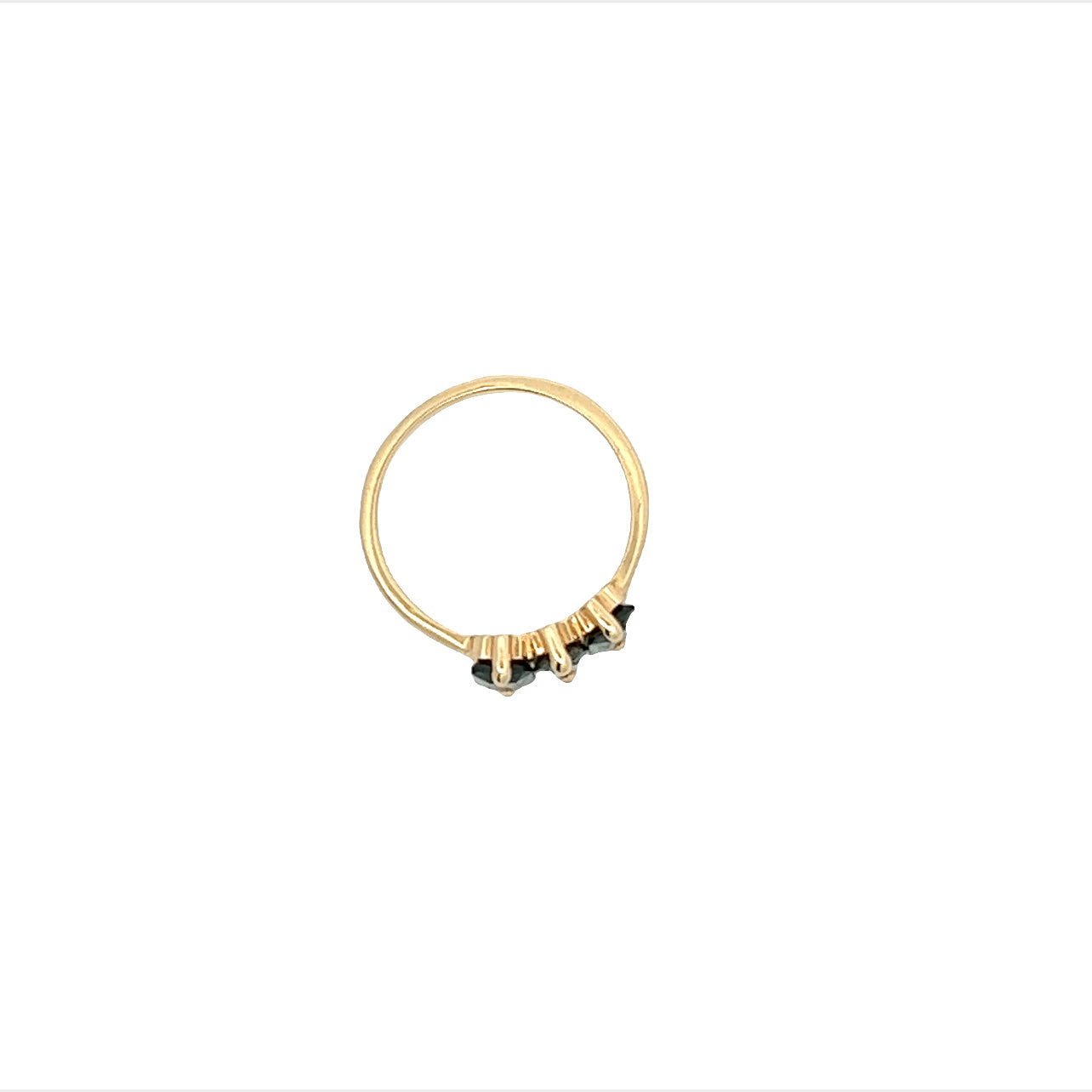 stormy night tourmaline trinity ring