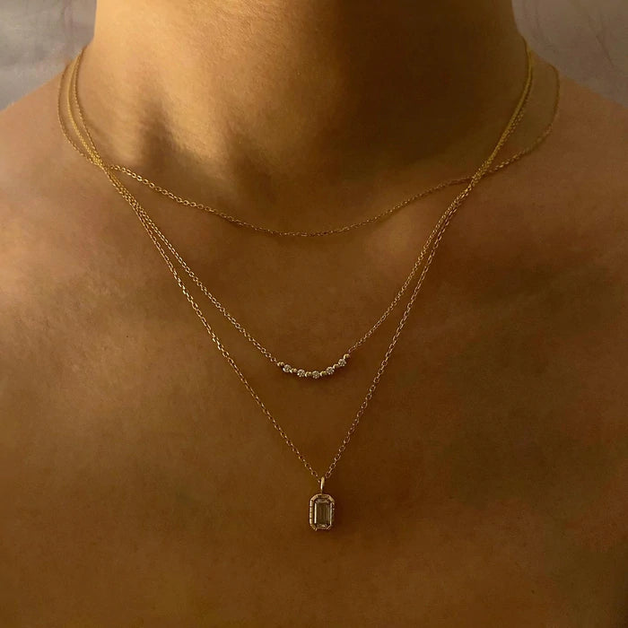 pizzicato necklace - natural diamond