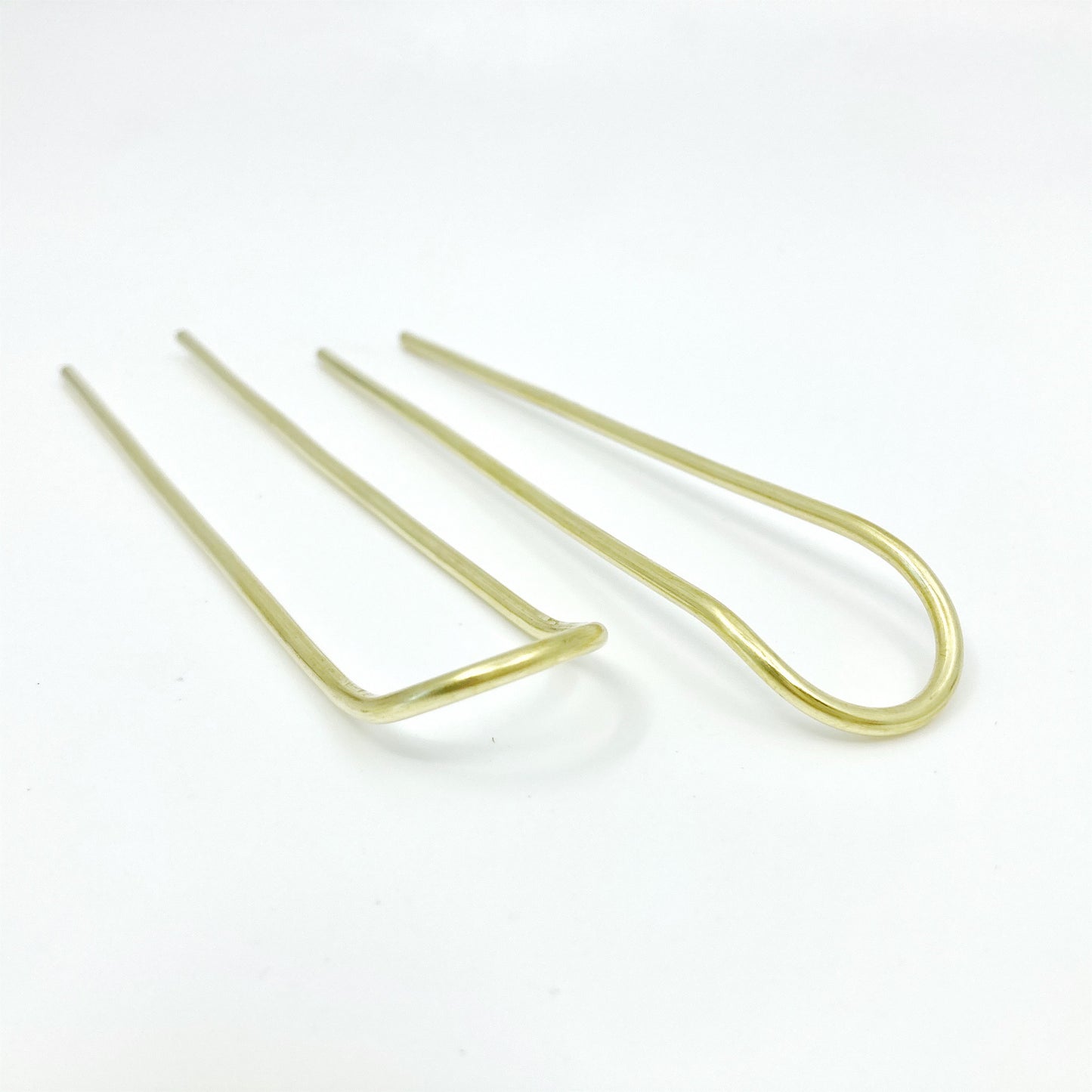 brass hair fork