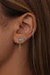 wwake / haze earrings - opal