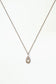 wwake / pearl droplet pendant charm