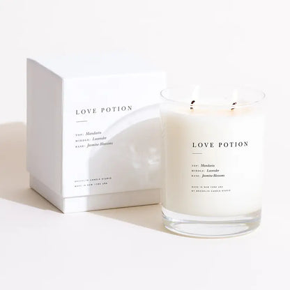 brooklyn candle studio / classic double wick candle - love potion