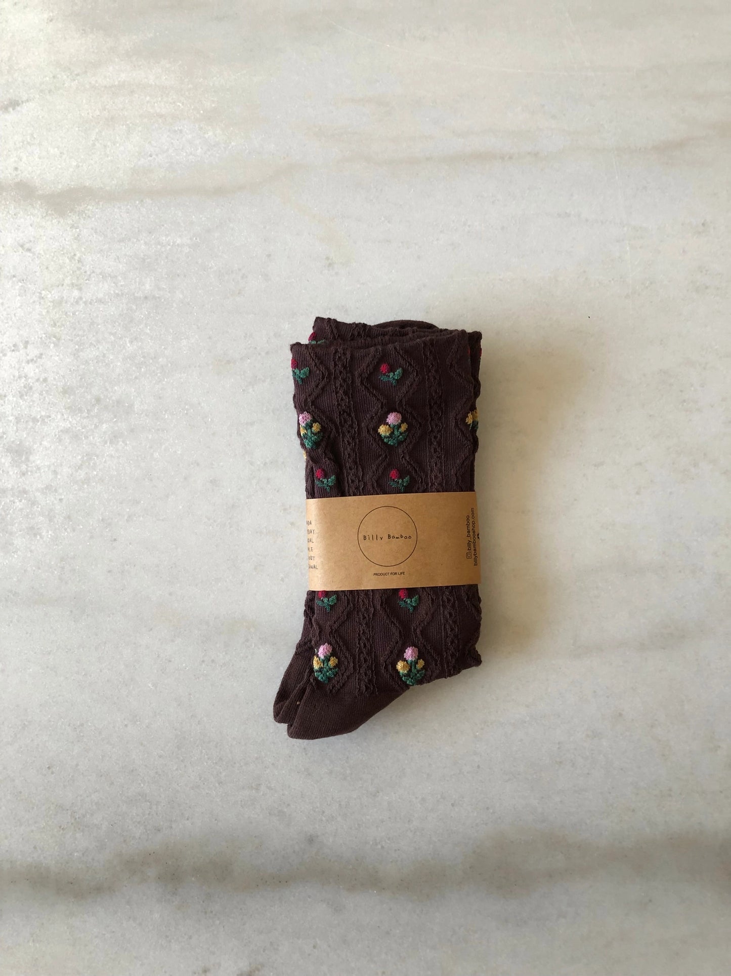 billy bamboo / rose garden socks