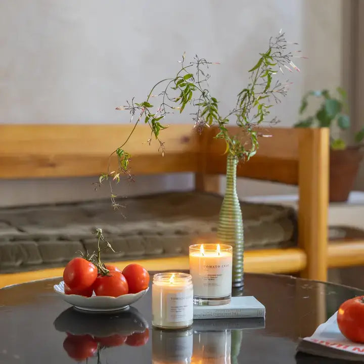 brooklyn candle studio / classic double wick candle - tomato leaf