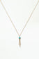 wwake / haze necklace - opal