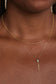 wwake / haze necklace - opal