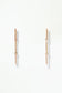 wwake / long bar link earrings